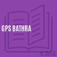 Gps Bathra Primary School Logo