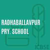Radhaballavpur Pry. School Logo