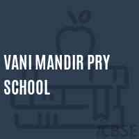 Vani Mandir Pry School Logo