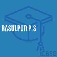 Rasulpur P.S Primary School Logo