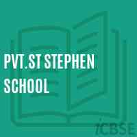 Pvt.St Stephen School Logo