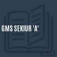 Gms Sekiur 'A' Middle School Logo