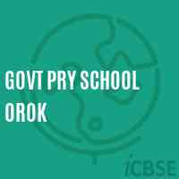 Govt Pry School Orok Logo