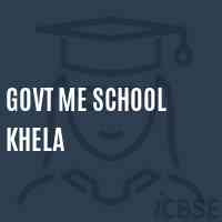 Govt Me School Khela Logo