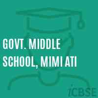 Govt. Middle School, Mimi Ati Logo