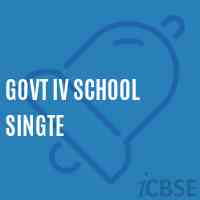 Govt Iv School Singte Logo