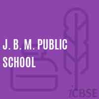 J. B. M. Public School Logo
