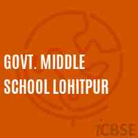 Govt. Middle School Lohitpur Logo