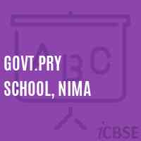 Govt.Pry School, Nima Logo
