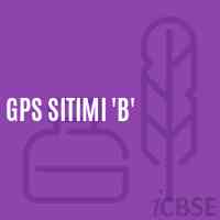 Gps Sitimi 'B' Primary School Logo