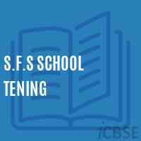 S.F.S School Tening Logo
