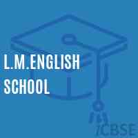 L.M.English School Logo