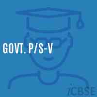 Govt. P/s-V Primary School Logo