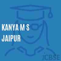 Kanya M S Jaipur Middle School Logo