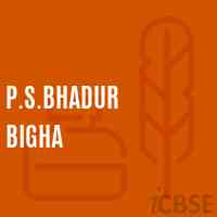 P.S.Bhadur Bigha Primary School Logo