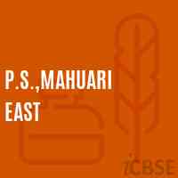 P.S.,Mahuari East Primary School Logo