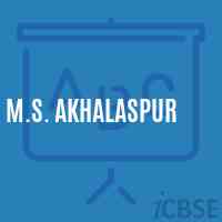 M.S. Akhalaspur Middle School Logo
