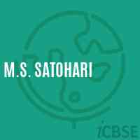 M.S. Satohari Middle School Logo