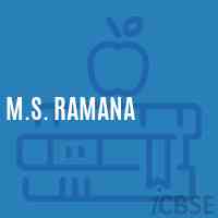 M.S. Ramana Middle School Logo