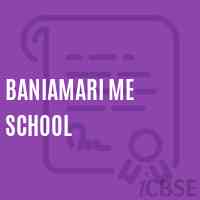 Baniamari Me School Logo