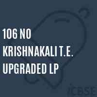 106 No Krishnakali T.E. Upgraded Lp Primary School Logo