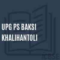 Upg Ps Baksi Khalihantoli Primary School Logo