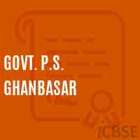 Govt. P.S. Ghanbasar Primary School Logo