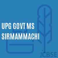 Upg Govt Ms Sirmammachi Middle School Logo