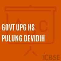 Govt Upg Hs Pulung Devidih School Logo