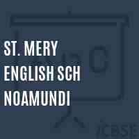 St. Mery English Sch Noamundi Middle School Logo