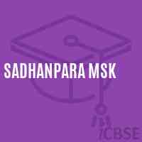 Sadhanpara Msk School Logo