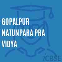 Gopalpur Natunpara Pra Vidya Primary School Logo