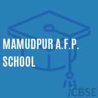 Mamudpur A.F.P. School Logo