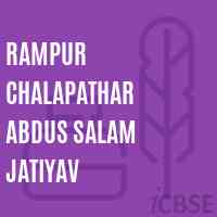 Rampur Chalapathar Abdus Salam Jatiyav Middle School Logo