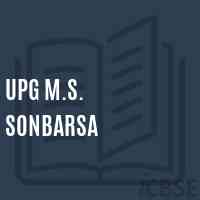 Upg M.S. Sonbarsa Middle School Logo