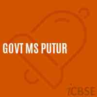 Govt Ms Putur Middle School Logo
