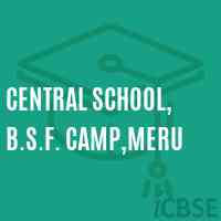 Central School, B.S.F. Camp,Meru Logo
