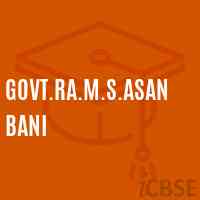 Govt.Ra.M.S.Asanbani Middle School Logo