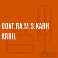 Govt.Ra.M.S.Karharbil Middle School Logo