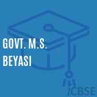 Govt. M.S. Beyasi Middle School Logo