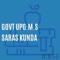 Govt Upg.M.S Saras Kunda Middle School Logo