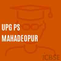 Upg Ps Mahadeopur Primary School Logo
