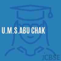 U.M.S.Abu Chak Middle School Logo