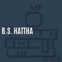 B.S. Hattha Middle School Logo