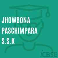 Jhowbona Paschimpara S.S.K Primary School Logo