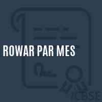 Rowar Par Mes Middle School Logo