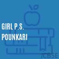 Girl P.S. Pounkari Primary School Logo