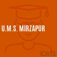 U.M.S. Mirzapur Middle School Logo