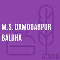 M.S. Damodarpur Baldha Middle School Logo