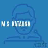 M.S. Katauna Middle School Logo